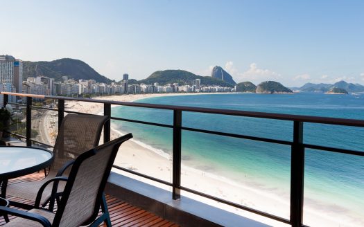 Penthouse ID 702, Terrace with view to Sugarloaf