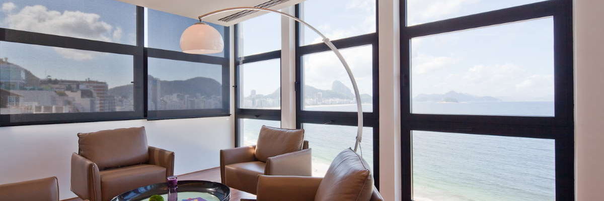 New Year in Rio de Janeiro, Copacabana. Apartment ID 701 with view to firework